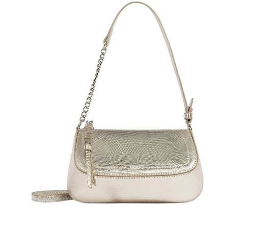 Schutz Bolsa Tiracolo Pequena Tina Dourada