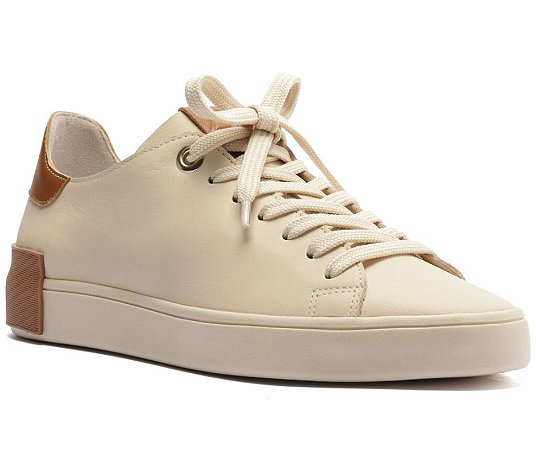 Arezzo Tênis Off-White Couro Básico