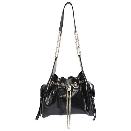 Schutz Bolsa Tiracolo Média Lilibet Couro Preta