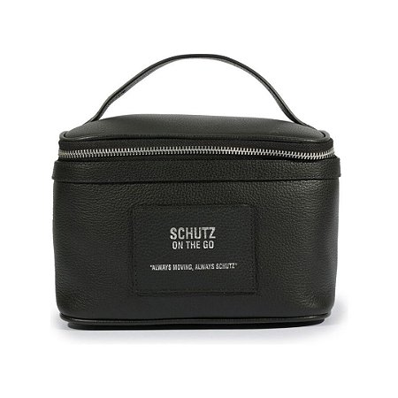 Schutz Necessaire Couro Preta
