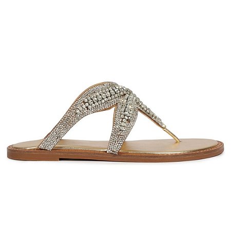 Schutz Rasteira Pedraria