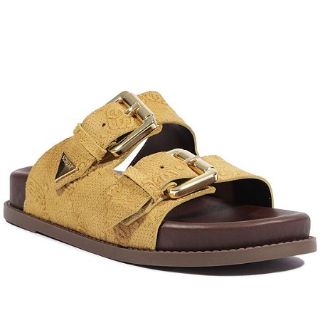 Schutz Rasteira Papete Couro Nobuck