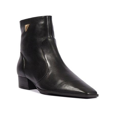 Schutz Bota July Couro Preta