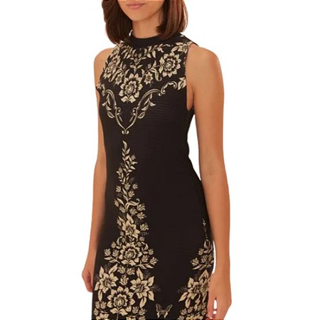 Farm Vestido Midi Rio Borbolina
