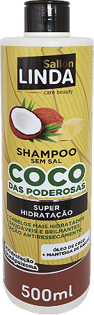 SHAMPOO COCO DAS PODEROSAS SALLON LINDA 500ML