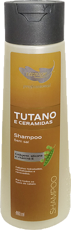 Shampoo Tutano e Ceramidas 400 ml Vizzage Profissional.
