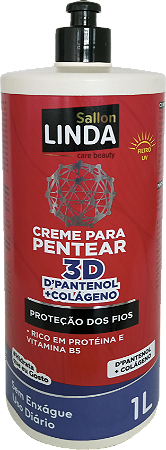CREME DE PENTEAR 1LTR SALLON LINDA 3D D' PANTENOL