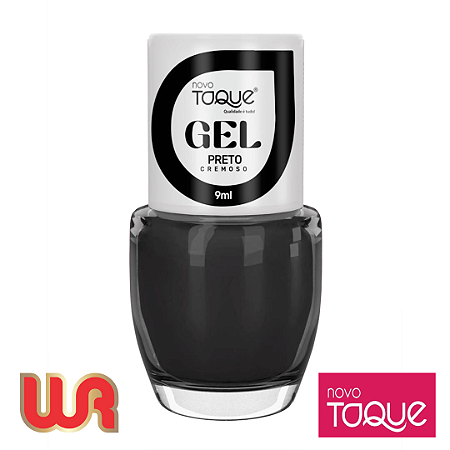 NOVO TOQUE - ESMALTE GEL CREMOSO PRETO