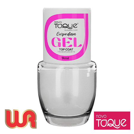 NOVO TOQUE - ESMALTE GEL TRANSPARENTE TOP COAT