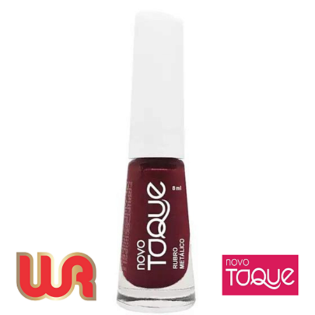 NOVO TOQUE - ESMALTE METÁLICO RUBRO