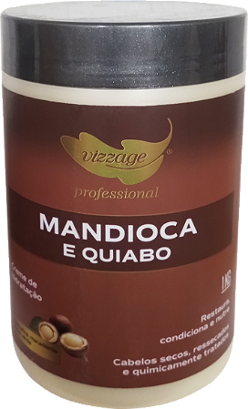 CREME DE HIDRATAÇÂO MANDIOCA E QUIABO 1KL