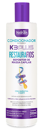 HIDRAN-k3 plus condicionaor restaura fios 300ml