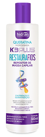 HIDRAN-k3 plus queratina hidrolisada 300ml