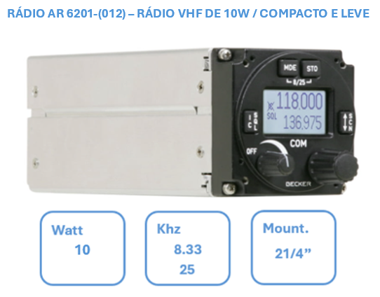 RÁDIO AR 6201-(012) - 10 watt