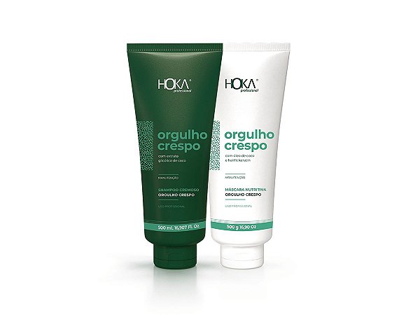 Shampoo e Máscara Manutenção Dos Cachos - Orgulho Crespo Hoka