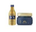 Kit Hobety Banho De Ouro Shampoo 300 Ml+ Mascara 300Gr