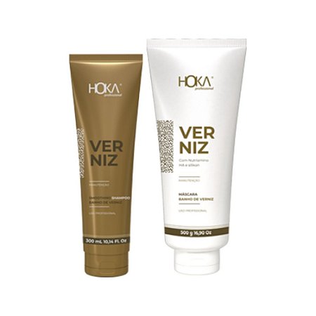 Kit Banho de Verniz Home Care Hoka 300g