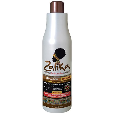 Shampoo Cabelos Crespos e Muito Crespos 1L Zalika