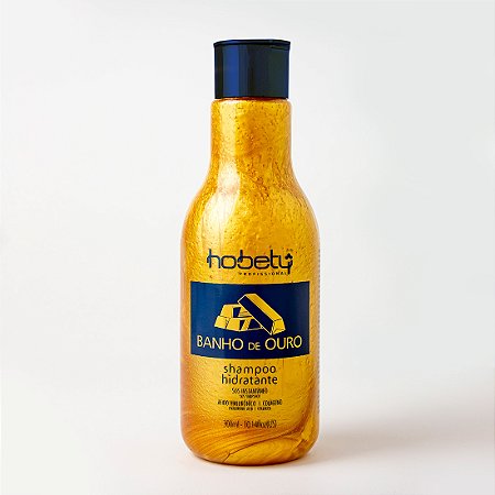 Shampoo Hidratante Banho de Ouro 300ml Hobety