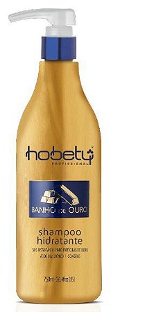 Shampoo Hidratante Banho de Ouro 750ml Hobety