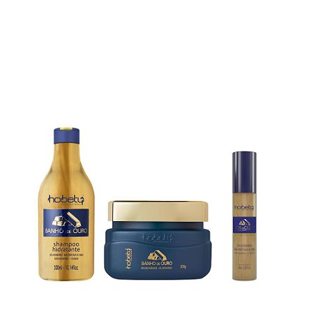 Kit Banho de Ouro Home Care Hobety 300 ml
