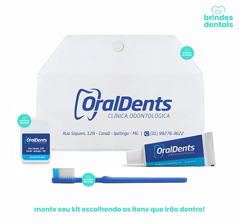 Monte seu Kit com Estojo Envelope Gravado em 1 cor