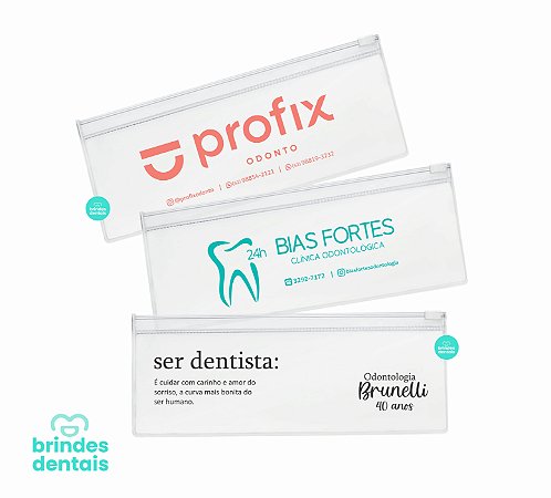 Estojo em PVC 24x10cm - Gravado em 1 cor