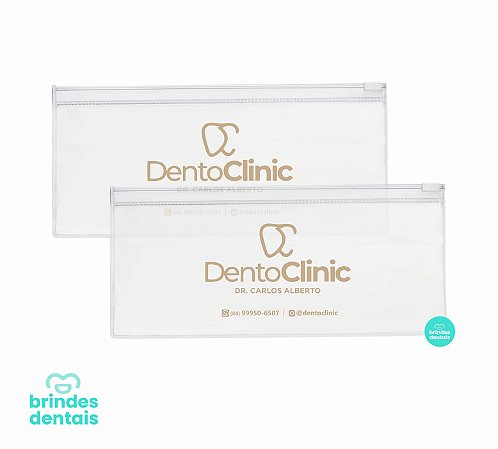 Estojo em PVC 25x15cm - Gravado em 1 cor