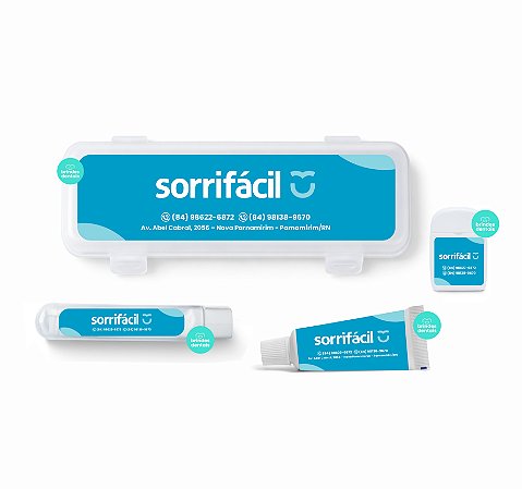 Monte seu Kit com Estojo Plástico Adesivado Impressão Colorida