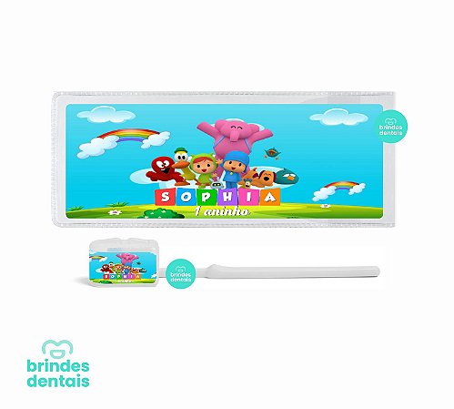 Kit Higiene Bucal Infantil Sem Creme Dental - Personalizado