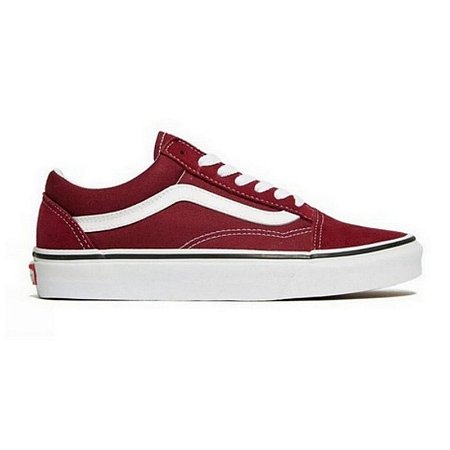 tenis vans old skool feminino bordo