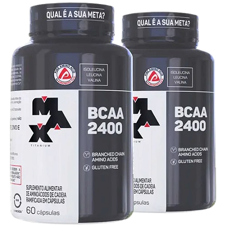 BCAA 2400 – 60 Cápsulas – Max Titanium