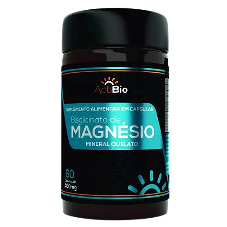 Magnésio Quelato – 60 Cápsulas – Actibio