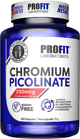 Chromium Picolinate – 120 Cápsulas – Profit