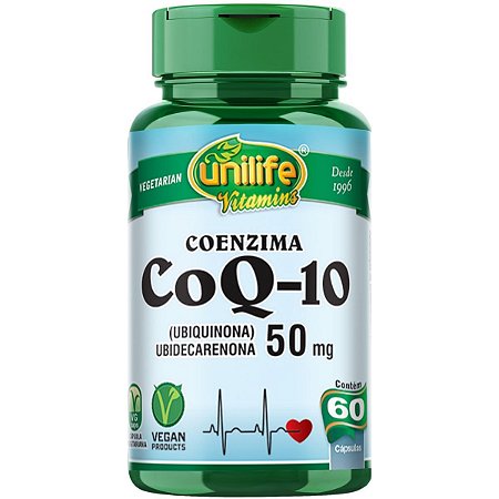 CoQ-10 - Coenzima Q10 (Ubiquinona) 50mg