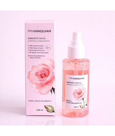 Sabonete Facial Limpeza Hidratante Pra Maquiar - 120ml