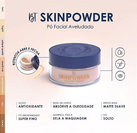 BT Skin Powder -  Pó Solto - Bruna Tavares