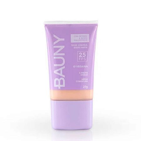 Base Facial Efeito Matte - Bauny