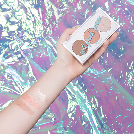Paleta BFF -  Contorno, Blush e Iluminador - Vizzela