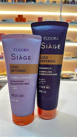 Combo Siàge Liso Intenso: Shampoo 250ml + Condicionador 200ml