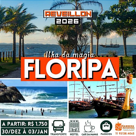 ZZReveillon 30/Dez a 03/Jan - Florianópolis - SC