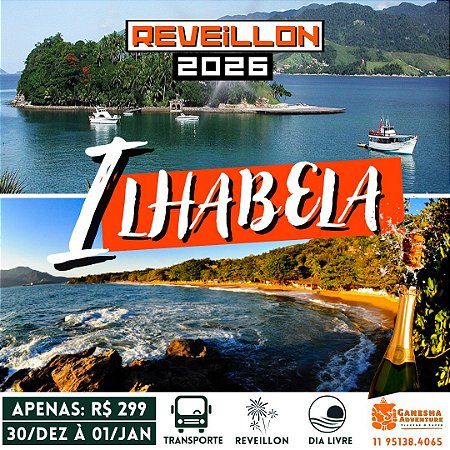 ZZREVEILLON 30/12 a 01/01 - Ilhabela - SP