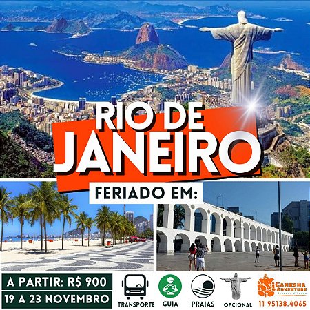 ZZK6 - Feriado 19 a 23/Nov - Rio de Janeiro