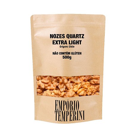 Nozes Quartz Extra Light Sem Casca 500g