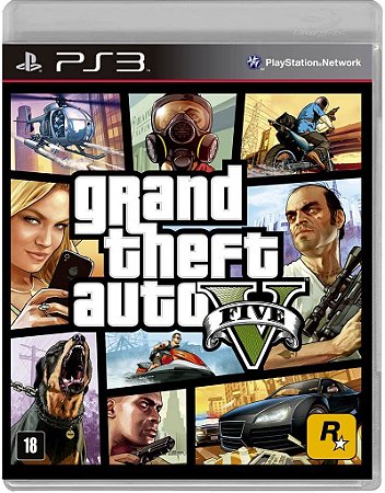 Grand Theft Auto V - GTA V - GTA 5 PS3 - Game Games - Loja de Games Online