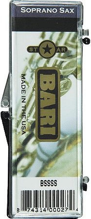 Palheta Bari Star Sax Soprano Medium Soft (made In Usa)