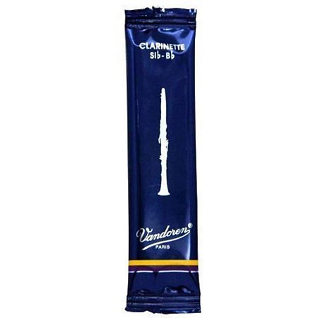 Palheta Vandoren Tradicional Clarinete Nº 2,5 (unidade)