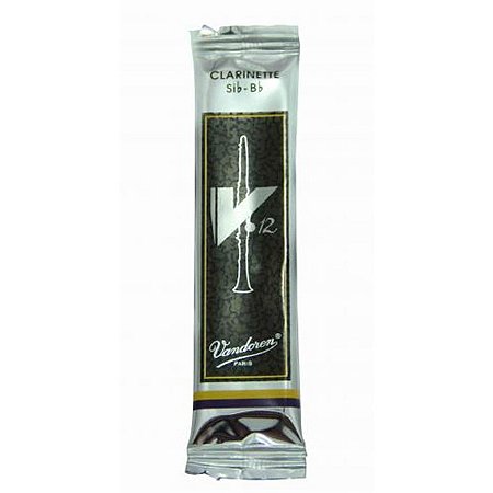 Palheta Vandoren V12 Clarinete Nº 2,5 (unidade)