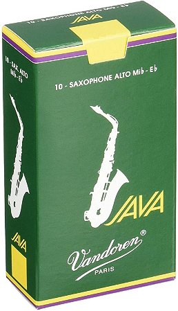 Palheta Vandoren Java Sax Alto 3,0 (caixa C/ 10)