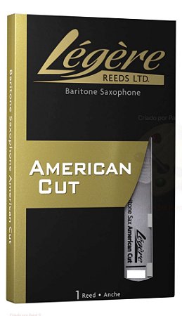 Palheta Legere American Cut Sax Baritono 2,5 (New)